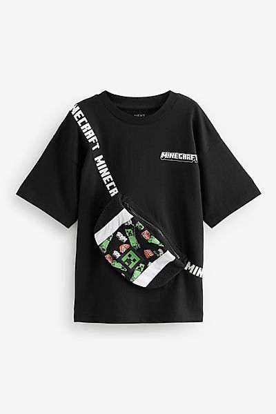 Next T-Shirt Lizenziertes T-Shirt Minecraft Tasche günstig online kaufen