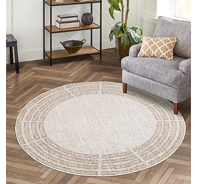 Carpet City Teppich CLASICO 9068, rund, Höhe: 11 mm, Kurzflor, Hochtief-Mus günstig online kaufen