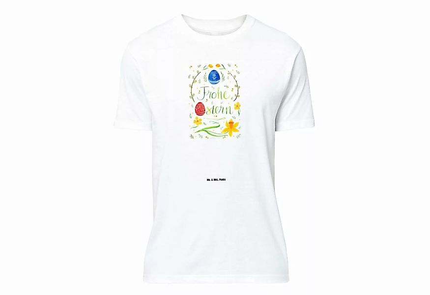 Mr. & Mrs. Panda T-Shirt Frohe Ostern - Weiß - Geschenk, Ostergeschenke, T- günstig online kaufen