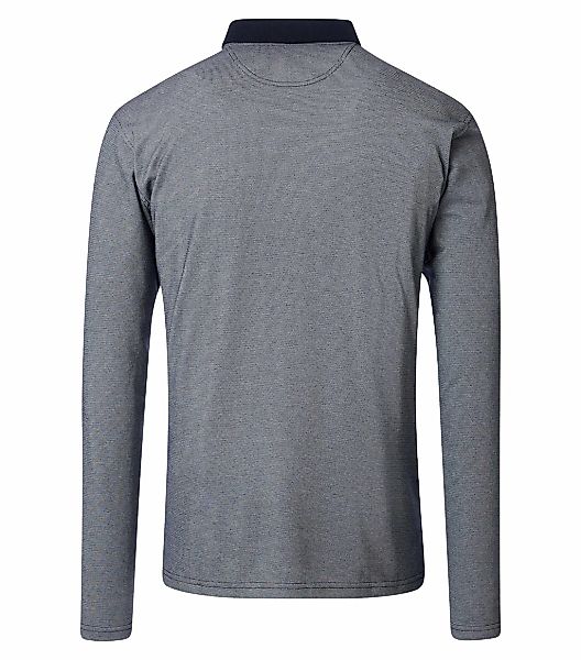 CASAMODA Langarm-Poloshirt CASAMODA Polo-Shirt Langarm gestreift günstig online kaufen