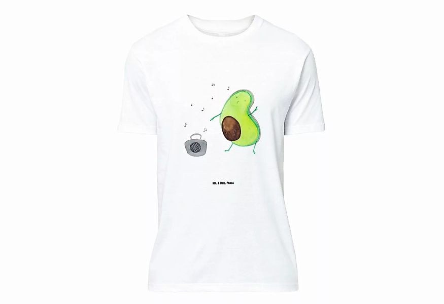 Mr. & Mrs. Panda T-Shirt Avocado tanzt - Weiß - Geschenk, Tanzen, Vegan, Lu günstig online kaufen