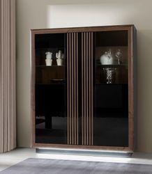 FORTE Highboard "Savona" Höhe 161 cm, inkl. Sockelbeleuchtung günstig online kaufen