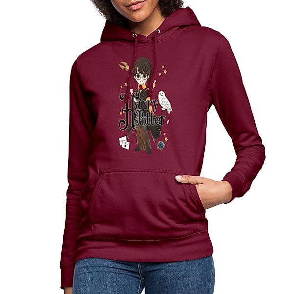 Spreadshirt Hoodie Harry Potter Elemente Damen günstig online kaufen