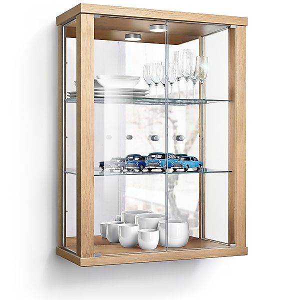 K-Möbel Hängevitrine C1013 (Glasvitrine (80x60x25 cm) günstig online kaufen