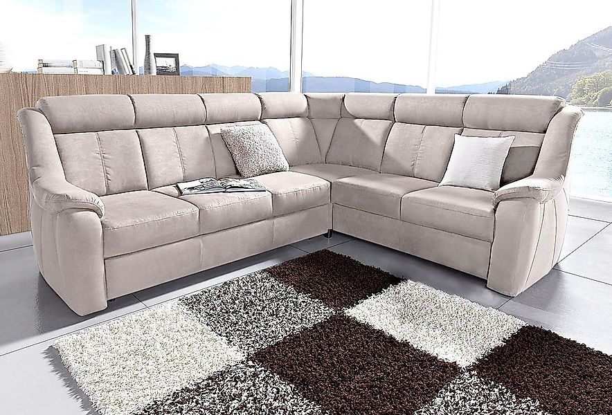 sit&more Ecksofa "Basel L-Form", wahlweise mit Relaxfunktion günstig online kaufen