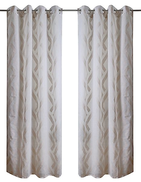 Bruno Banani Gardine "Lynn" Ösen 1 Stk. tlg. schöner Schal, Scherli, zeitlo günstig online kaufen