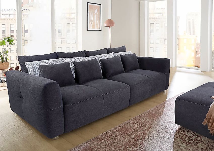 Jockenhöfer Gruppe Big-Sofa "Gulliver, B: 298 cm" mit Zierkissen, Federkern günstig online kaufen