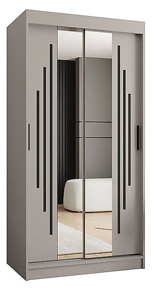 ABIKS MÖBEL Schwebetürenschrank RUBINO Y 100 Schlafzimmerschrank mit Schieb günstig online kaufen