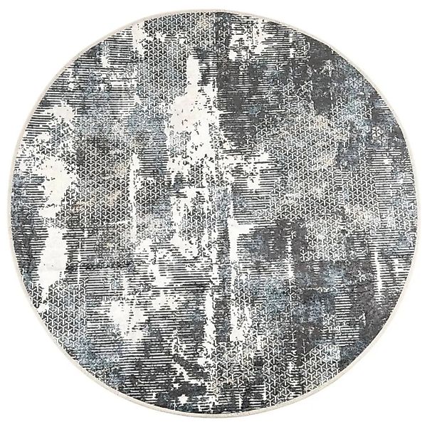 vidaXL Teppich Waschbar Mehrfarbig Ø 120 cm Rutschfest 136596 günstig online kaufen