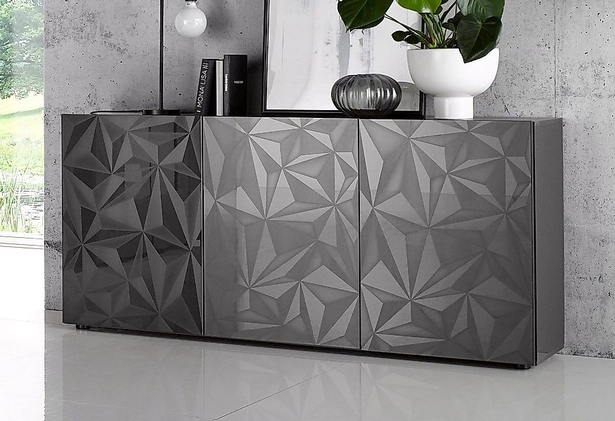 Home affaire Sideboard Prisma Breite 181, Kommode 3 Türen, Anrichte, Front günstig online kaufen
