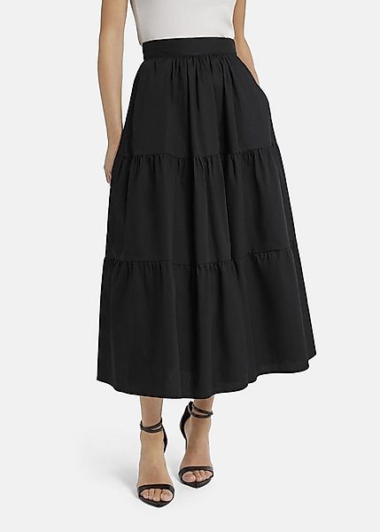 Nicowa A-Linien-Rock CANIWO aus Baumwoll-Popeline günstig online kaufen