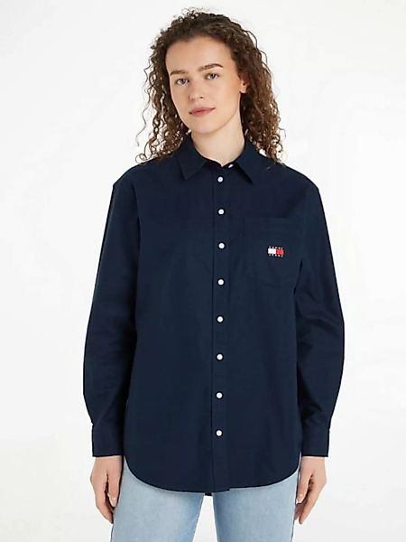 Tommy Jeans Blusentop TJW BADGE BOYFRIEND mit Tommy Jeans Logo-Badge günstig online kaufen