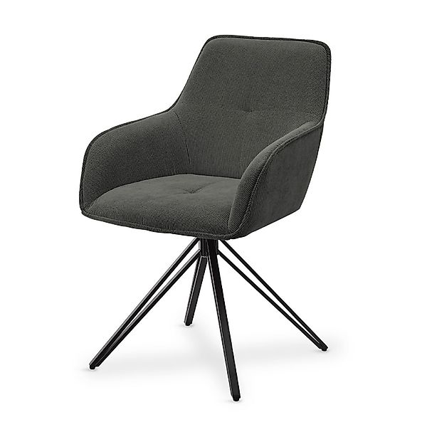 Juskys Esszimmerstuhl Clyde, modern, Stoff Bezug, günstig online kaufen