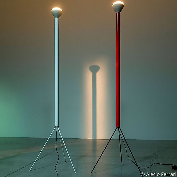 FLOS Stehleuchte Luminator, weiß, Höhe 189 cm, Metall günstig online kaufen