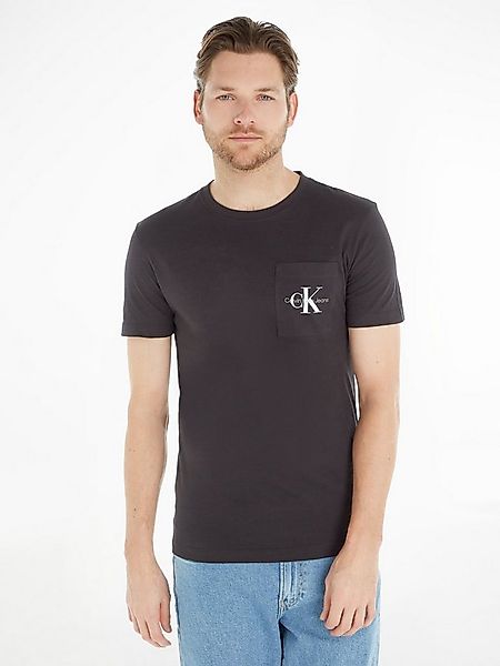 Calvin Klein Jeans T-Shirt CORE MONOGRAM POCKET SLIM TEE mit Brusttasche günstig online kaufen