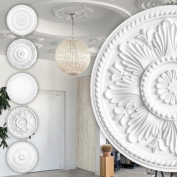 Hexim Perfect Wanddekoobjekt B3018 (Stuckrosette aus günstig online kaufen