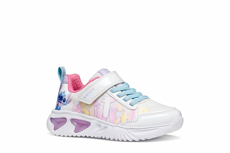 Geox Sneaker "J ASSISTER GIRL" Klettschuh mit Stitch-Motiv, Größenschablone günstig online kaufen