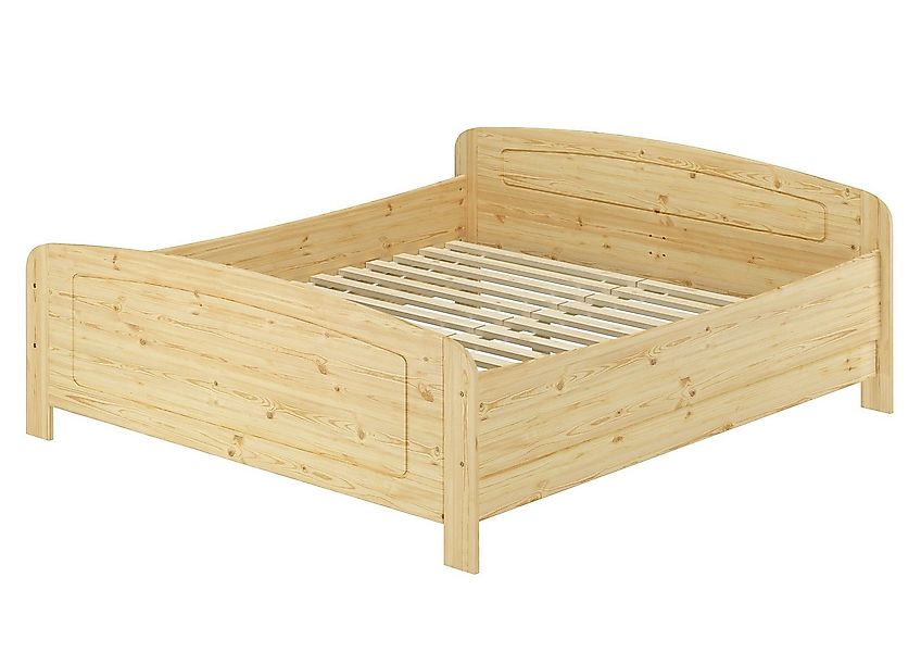 ERST-HOLZ Massivholzbett Seniorenbett Doppelbett Hoher Sitz Massiv Kiefer 1 günstig online kaufen