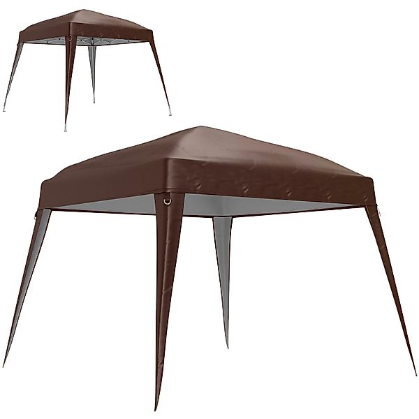 Outsunny Ersatz-Vordach Polyester Kaffee 300L x 300B cm günstig online kaufen