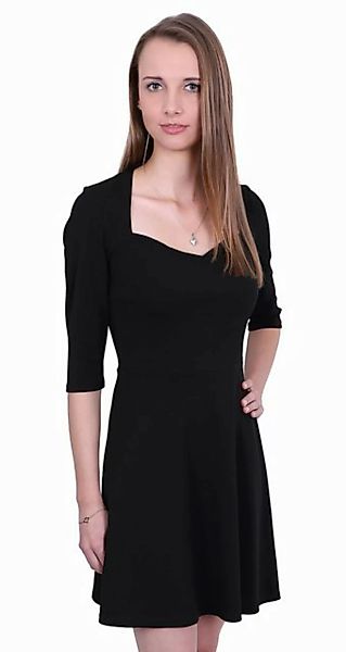 Sarcia.eu Minikleid John Zack Schwarzes Minikleid - Herzausschnitt M günstig online kaufen