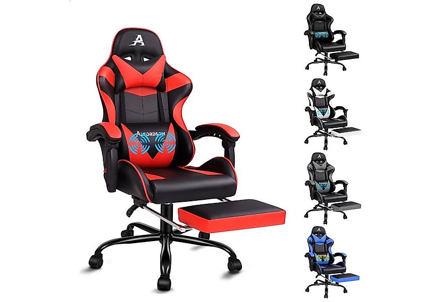 ALFORDSON Gaming-Stuhl Ergonomischer Racing Gaming-Bürostuhl, neigbar und h günstig online kaufen