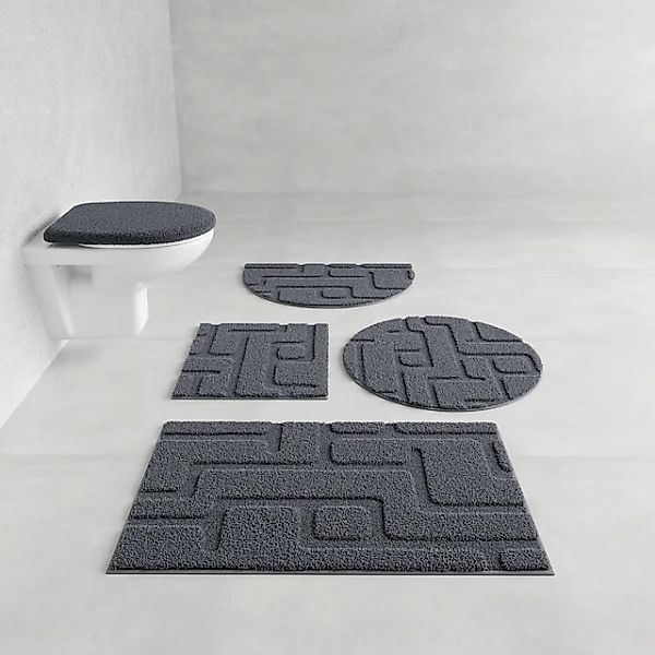 Grund Badematte »Riana, Badvorleger, Badezimmer Teppich, sehr weich« Höhe 2 günstig online kaufen