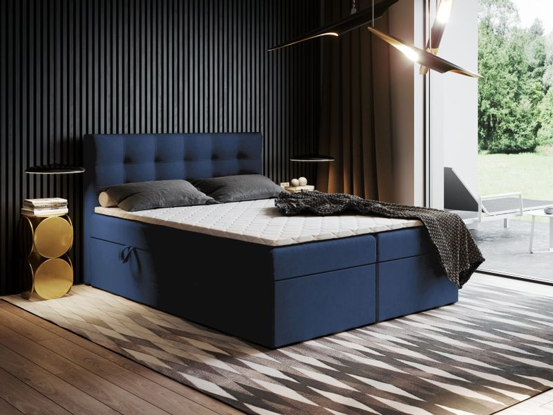 Godre Boxspringbett mit Bettkasten Ewora 200x200 günstig online kaufen