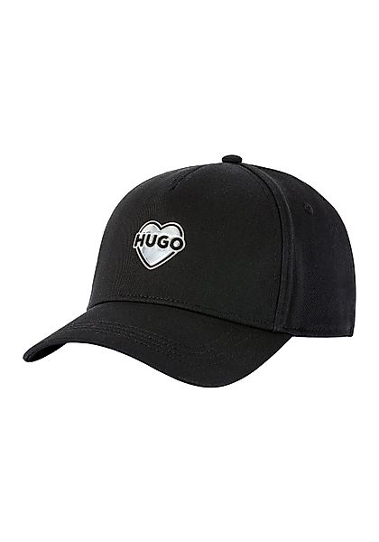 HUGO Fitted Cap Cara_VALENTINE mit Metalllogo günstig online kaufen