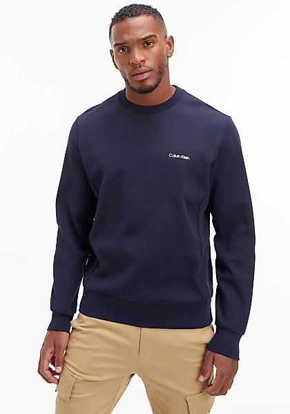 Calvin Klein Sweatshirt MICRO LOGO REPREVE SWEATSHIRT mit halsnahmen Rundha günstig online kaufen