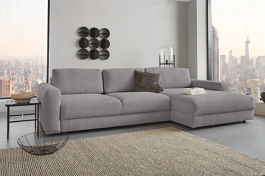 Home affaire Ecksofa "Bloomfield, elegant, viel Platz, Mega Couch, Breite 3 günstig online kaufen