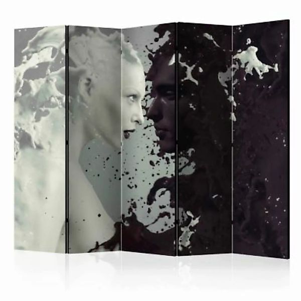 artgeist Paravent Boundless Love II [Room Dividers] schwarz/weiß Gr. 225 x günstig online kaufen