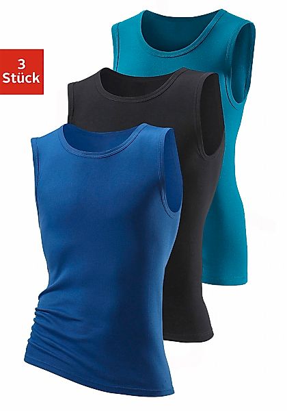 H.I.S Muscleshirt Packung, 3 Stk. aus weicher Feinripp-Qualität günstig online kaufen