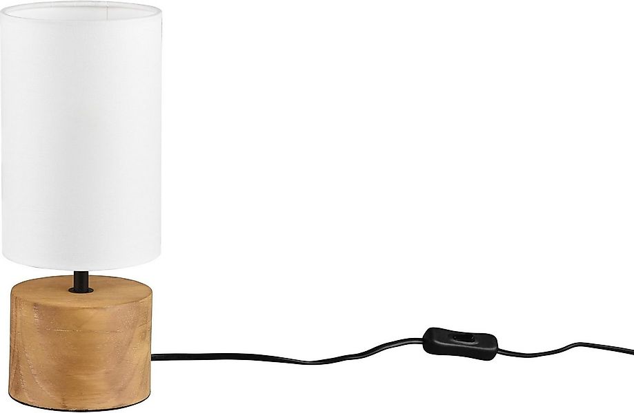 Reality Leuchten Tischleuchte Woody, Schnurschalter, Leuchtmittel tauschbar günstig online kaufen