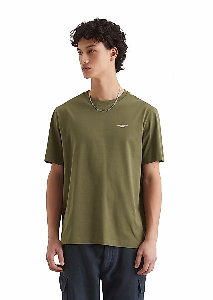 Marc O'Polo DENIM T-Shirt Ein dezenter Logo-Print auf der Brust günstig online kaufen