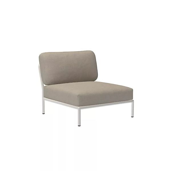 LEVEL Outdoor Sessel Lounge-Modul 1 Weiß Asche günstig online kaufen