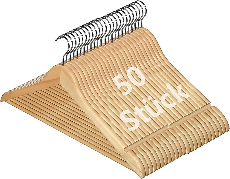 Ribelli Kleiderbügel Mehrfach-Kleiderbügel Holzkleiderbügel 20/50 Stück günstig online kaufen
