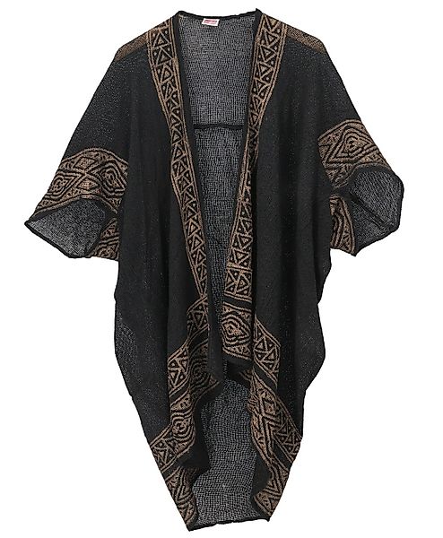 Guru-Shop Langjacke Offener Boho Cardigan, plus günstig online kaufen