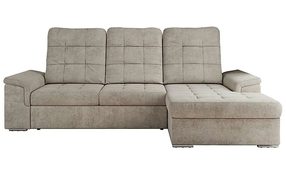 Ecksofa mit Schlaffunktion Madrito ¦ beige ¦ Maße (cm): B: 256 H: 89 Polste günstig online kaufen