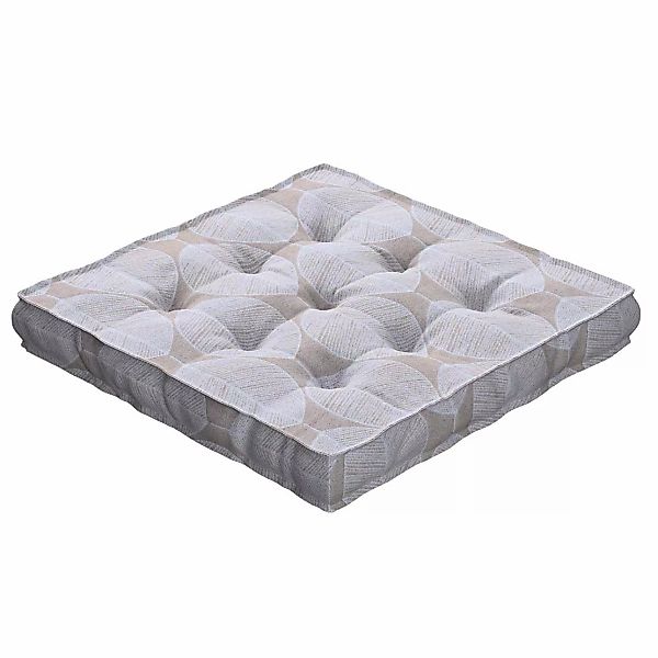 Sitzkissen Jacob mit Handgriff, beige-weiß, 40 x 40 x 6 cm, Sunny (143-85) günstig online kaufen