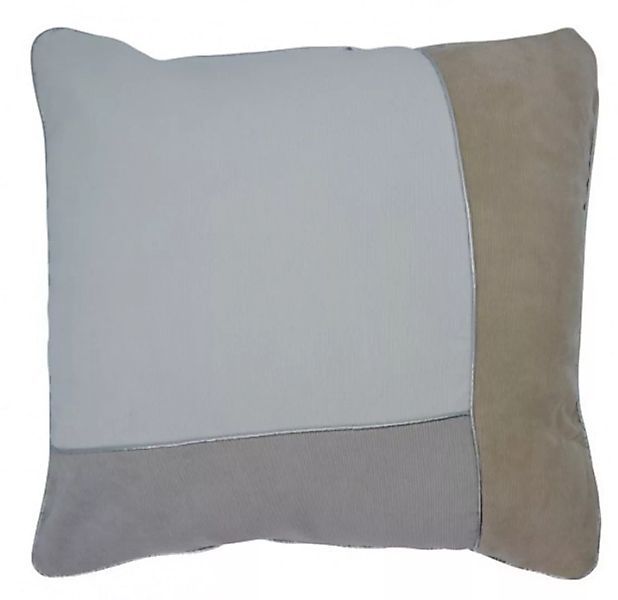 Kissen Patchwork 45 X 45 Cm Textil Beige/taupe günstig online kaufen
