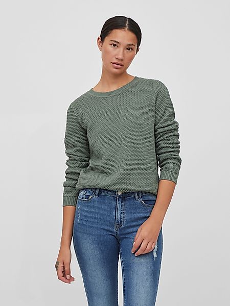 Vila Rundhalspullover VIDALO O-NECK L/S KNIT günstig online kaufen