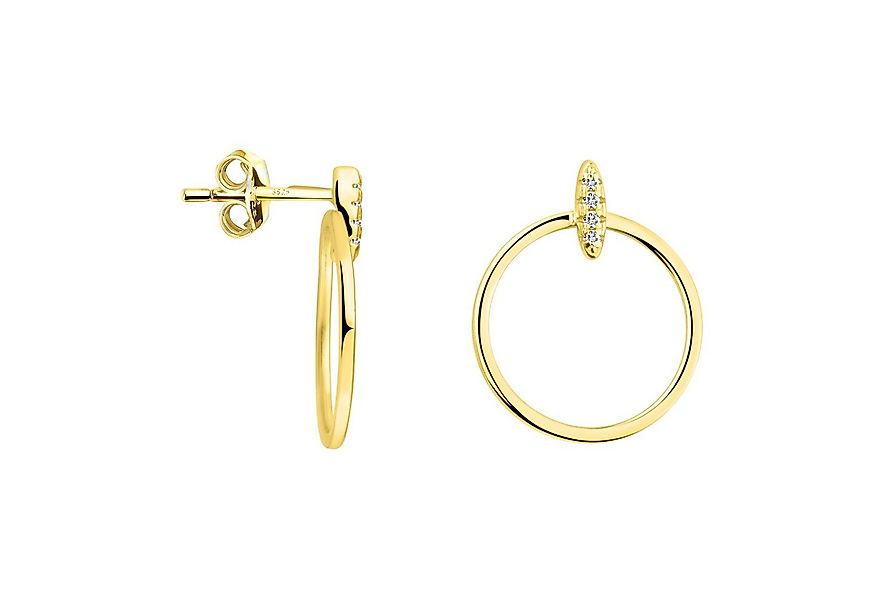 Sofia Milani Paar Ohrstecker Kreis Stab, 925 Silber Damen Schmuck - E2022 günstig online kaufen