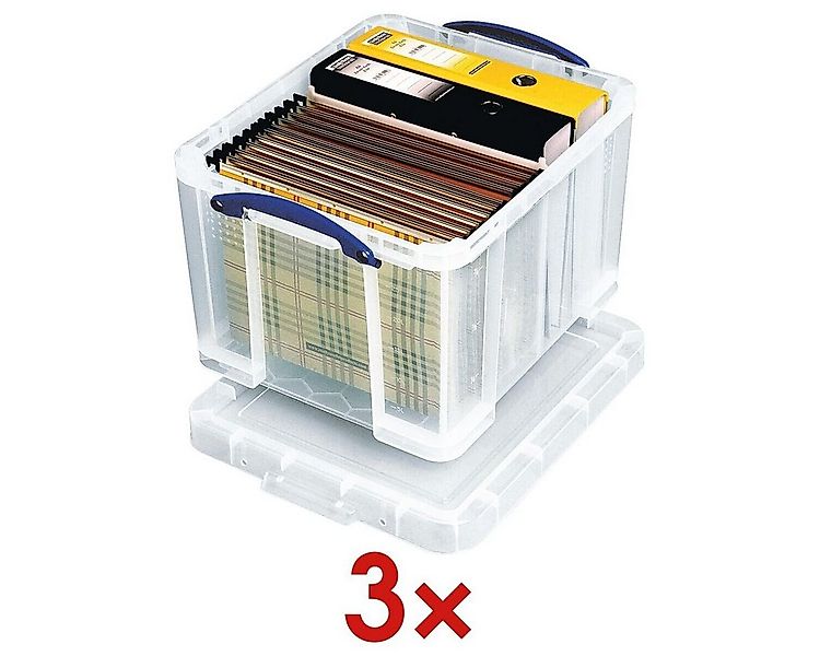 REALLYUSEFULBOX Aufbewahrungsbox (3 St), 35 Liter, verschließbar und stapel günstig online kaufen