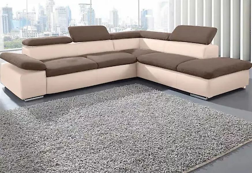Ecksofa Valantine V, wahlweise mit Bettfunktion günstig online kaufen