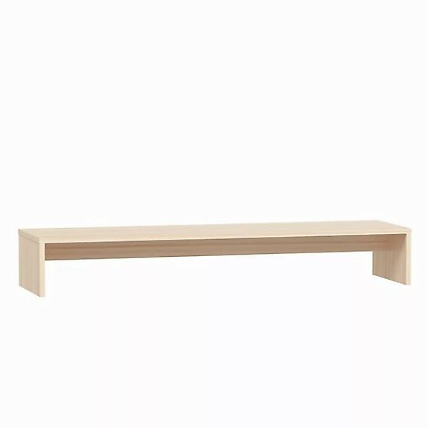 furnicato TV-Schrank Monitorständer 100x27x15 cm Massivholz Kiefer (1-St) günstig online kaufen