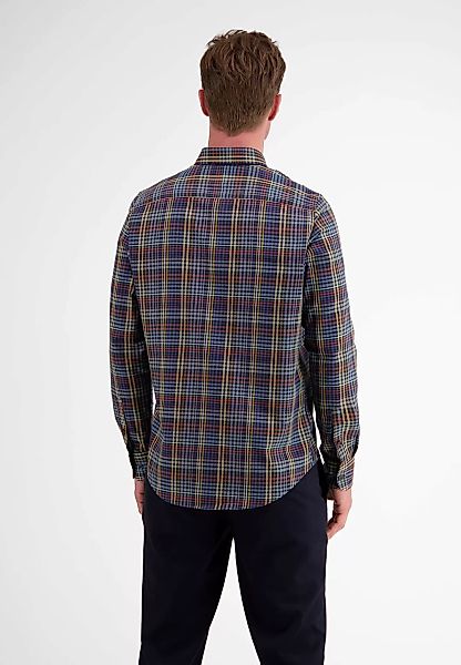 LERROS Karohemd "LERROS Button-Down-Hemd mit kleinem Karo" günstig online kaufen
