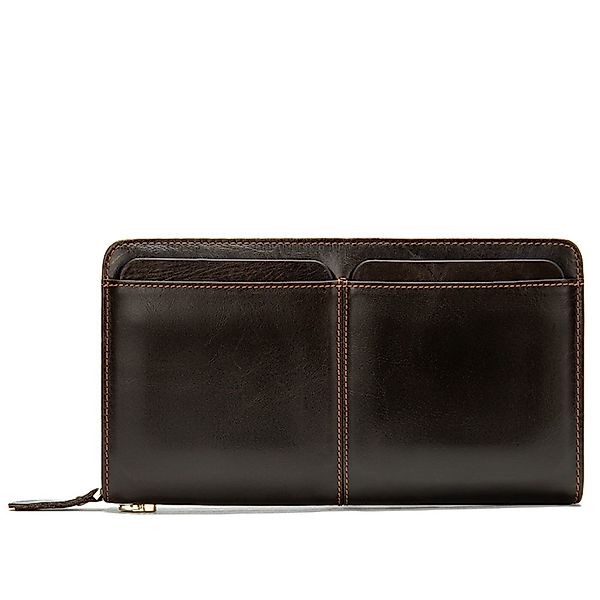 YUBRO-STUDIO Clutch Herren Geldbörse Echtleder Kartenhalter günstig online kaufen
