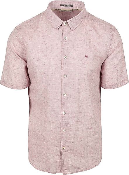 No Excess Short Sleeve Hemd Linen Blend Rosa - Größe XL günstig online kaufen