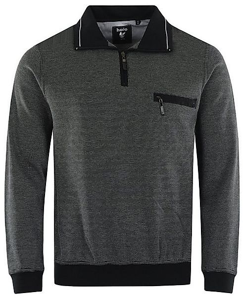 Hajo Sweatshirt Hajo Herren Sweatshirt (1-tlg) Troyer Kragen günstig online kaufen