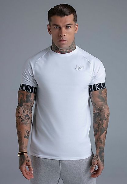 Siksilk T-Shirt SikSilk Herren Weiß Tech T-Shirt günstig online kaufen